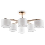 Люстра на штанге Freya Pipe FR5386CL-06G в интернет-магазине "Галерея света"