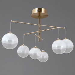 Люстра на штанге ILLUMICO IL4381 IL4381-30WSQ-25HB ELITE в интернет-магазине "Галерея света"