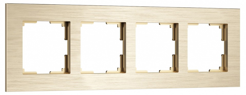 Рамка на 4 поста Werkel AluMax шампань W0043511 в интернет-магазине "Галерея света"