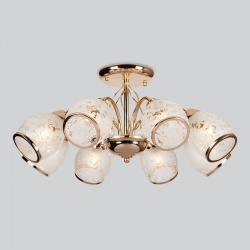 Люстра на штанге Eurosvet Gabriella 30026/8 золото в интернет-магазине "Галерея света"