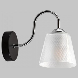 Бра Imex Notta MD.51941-1-W-BK+СH в интернет-магазине "Галерея света"