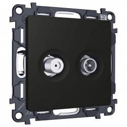 ТВ-розетка и SAT-розетка оконечная без рамки Ambrella Volt ALFA MA813310 в интернет-магазине "Галерея света"