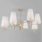 Люстра на штанге Eurosvet Milazzo 60137/8 золото в интернет-магазине "Галерея света"