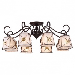 Люстра на штанге Arte Lamp Fortuna A5495PL-8BR в интернет-магазине "Галерея света"