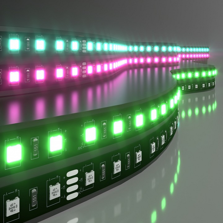 Лента светодиодная Elektrostandard 24V 60Led 14,4W IP20 Black a053681 в интернет-магазине "Галерея света"