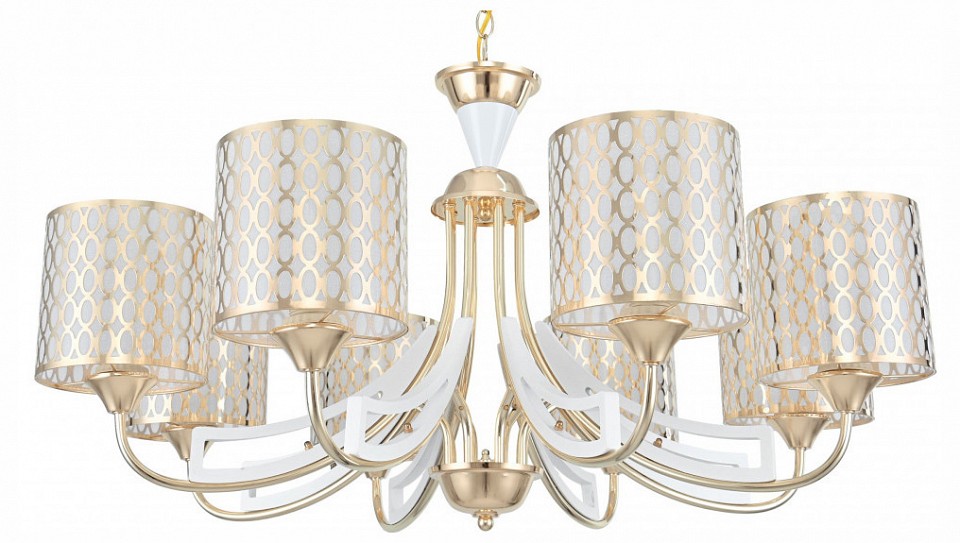 Подвесная люстра Arte Milano Florentia-3387 303387/8 Wh/Gd в интернет-магазине "Галерея света"