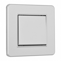 Выключатель одноклавишный Arte Milano SET16-1 SET16-1-30-1 silver в интернет-магазине "Галерея света"