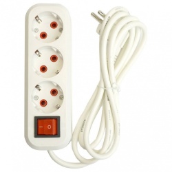 Удлинитель с выключателем Stekker Home 49354 в интернет-магазине "Галерея света"