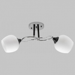 Светильник на штанге Imex MD.3618 MD.3618-2-S-CH+BK в интернет-магазине "Галерея света"