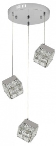 Подвесной светильник Indigo Radioso 12048/3P Chrome в интернет-магазине "Галерея света"