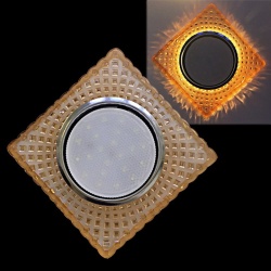 Встраиваемый светильник 53401-9.0-001PL GX53+LED4W TEA в интернет-магазине "Галерея света"