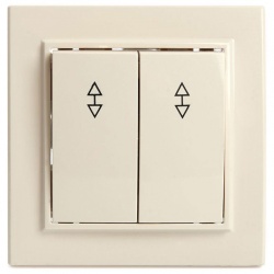 Переключатель двухклавишный Stekker Эрна 39920 в интернет-магазине "Галерея света"