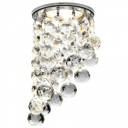 Встраиваемый светильник Ambrella Light Crystal K205 K205C CL/CH в интернет-магазине "Галерея света"