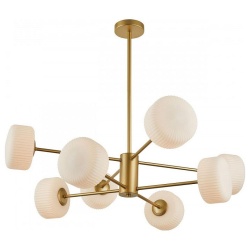 Люстра на штанге Imex Avalon MD.9366-8-P-MGD в интернет-магазине "Галерея света"