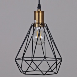 Подвесной светильник 04773-0.9-01 BK в интернет-магазине "Галерея света"
