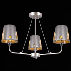 Люстра на штанге ILLUMICO  IL9407-3PSQ-29 CHS CR в интернет-магазине "Галерея света"