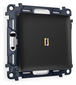 Выключатель проходной одноклавишный с подсветкой Ambrella Volt ALFA MA802030 в интернет-магазине "Галерея света"