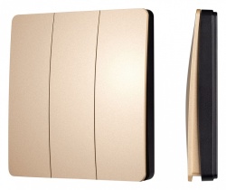 Выключатель беспроводной трехклавишный Arlight INTELLIGENT 051677 в интернет-магазине "Галерея света"