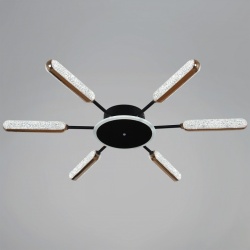 Потолочная люстра  08290-0.3-06 BK+GD в интернет-магазине "Галерея света"