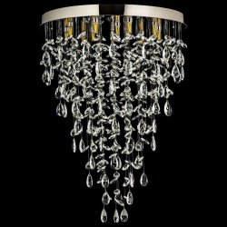 Люстра на штанге Arti Lampadari Flusso Nickel Flusso H 1.4.55.638 N в интернет-магазине "Галерея света"