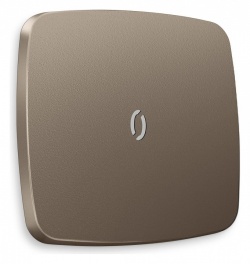 Клавиша для выключателя одноклавишного c подсветкой Ambrella Volt OMEGA OP6320 в интернет-магазине "Галерея света"