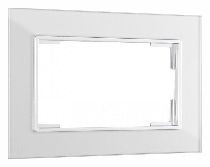 Рамка для двойной розетки Arte Milano am-503.02 503.02-double.silver в интернет-магазине "Галерея света"