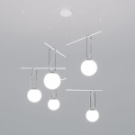 Подвесная люстра Eurosvet Riche 70143/5 белый в интернет-магазине "Галерея света"