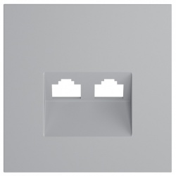 Накладка для розетки RJ-11 или RJ-45 Voltum S70 VLS001416 в интернет-магазине "Галерея света"