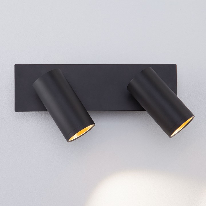 Бра Eurosvet Fleur 20066/2 LED черный/золото в интернет-магазине "Галерея света"