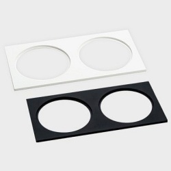 Рамка на 2 светильника Italline IT08 IT08-8038 black в интернет-магазине "Галерея света"