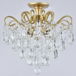 Люстра на штанге 04066-0.3-04 MATT GOLD+CR в интернет-магазине "Галерея света"