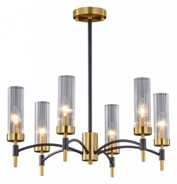 Люстра на штанге ILLUMICO BRASS TUBO IL5177-6PLS-29 BRASS TUBO в интернет-магазине "Галерея света"