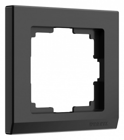 Рамка на 1 пост Werkel Stark (черный) W0011808 в интернет-магазине "Галерея света"