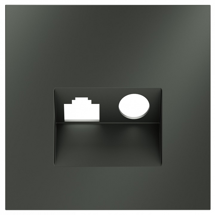 Накладка для ТВ-розетки и RJ-11 или RJ-45 Voltum S70 VLS002706 в интернет-магазине "Галерея света"