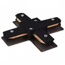 Соединитель X-образный для треков Elektrostandard Track Rail  BK Surface a039586 в интернет-магазине "Галерея света"