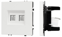 Розетка двойная Ethernet RJ-45 без рамки Arlight NOBE 054312(1) в интернет-магазине "Галерея света"