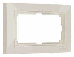 Рамка для двойной розетки Werkel Snabb Basic (слоновая кость) W0082003 в интернет-магазине "Галерея света"