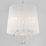 Подвесной светильник Eurosvet Allata 2045/5 хром/белый в интернет-магазине "Галерея света"