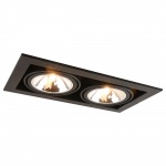 Встраиваемый светильник Arte Lamp Cardani Semplice A5949PL-2BK в интернет-магазине "Галерея света"