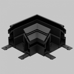 Соединитель угловой L-образный для треков встраиваемых Imex SMART LINE IL.0050.3002-BK в интернет-магазине "Галерея света"