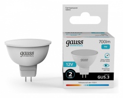 Лампа светодиодная Gauss Elementary GU5.3 9Вт 4100K 11529 в интернет-магазине "Галерея света"