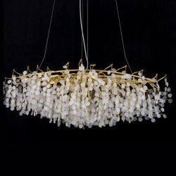 Подвесная люстра iLamp Savage 7004-L1200 GD в интернет-магазине "Галерея света"