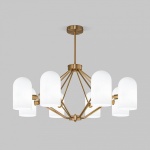 Люстра на штанге Eurosvet Bambola 60157/8 латунь в интернет-магазине "Галерея света"