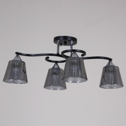 Люстра на штанге 06089-0.3-04 BK+CR в интернет-магазине "Галерея света"