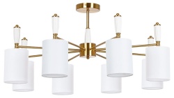 Люстра на штанге Arte Lamp WAVERLEY A4102PL-8PB в интернет-магазине "Галерея света"