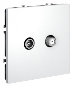 ТВ-розетка и SAT-розетка оконечная без рамки Voltum S70 VLS060402 в интернет-магазине "Галерея света"