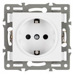 Розетка с заземлением и со шторкой, без рамки Arlight SCT 043730 в интернет-магазине "Галерея света"