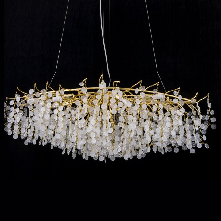 Подвесная люстра iLamp Savage 7004-L1200 GD в интернет-магазине "Галерея света"