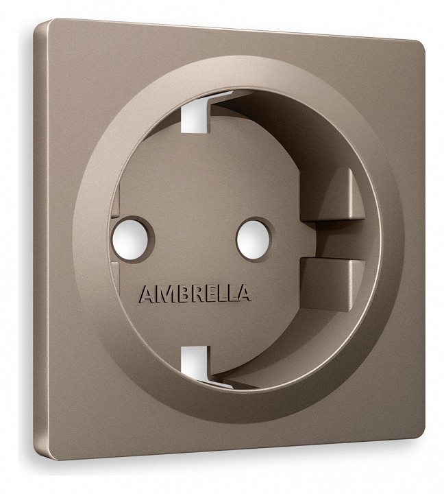 Накладка для розетки с заземлением Ambrella Volt ALFA AP6360 в интернет-магазине "Галерея света"