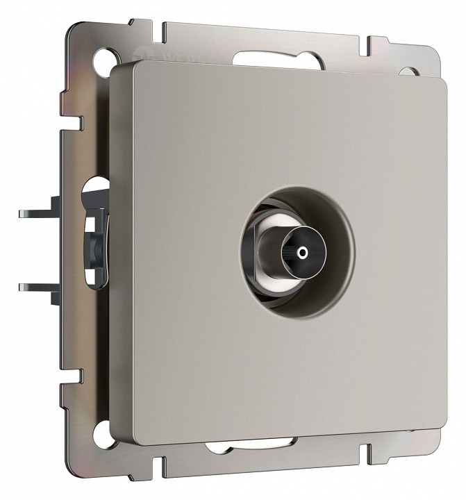 ТВ-розетка без рамки Werkel дымчатый W1283004 в интернет-магазине "Галерея света"